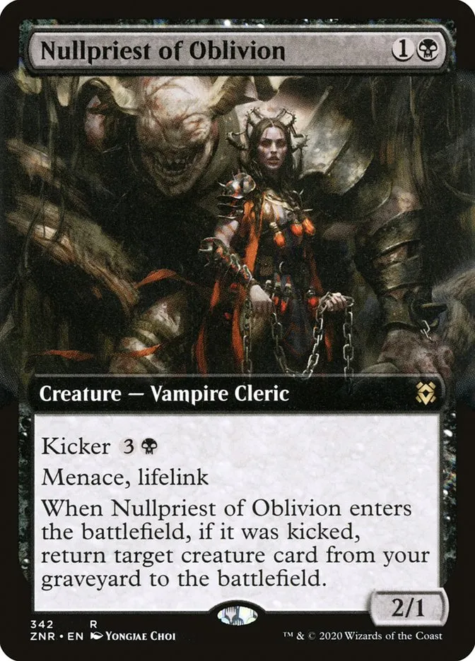 Nullpriest of Oblivion Front Face