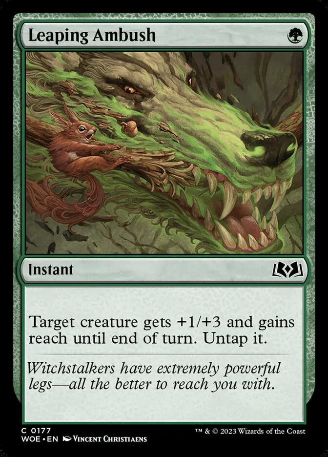 Leaping Ambush Front Face
