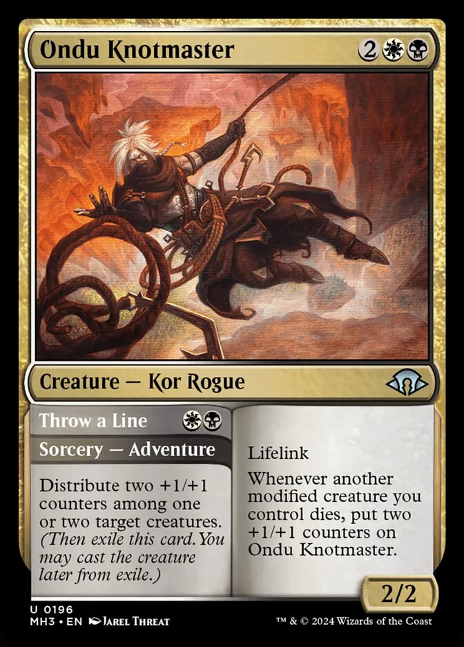 Ondu Knotmaster // Throw a Line Front Face