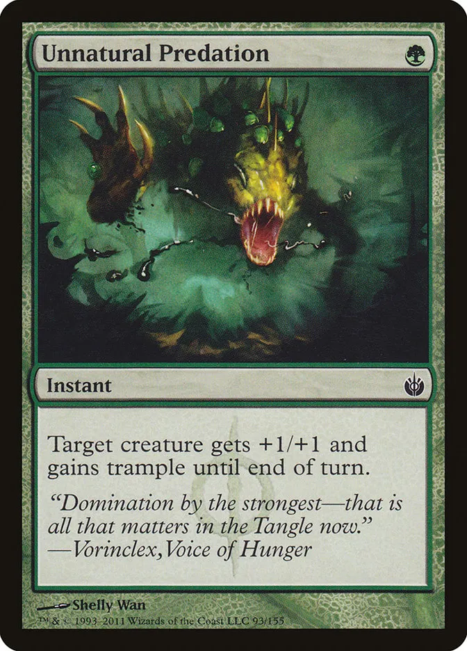 Unnatural Predation Front Face