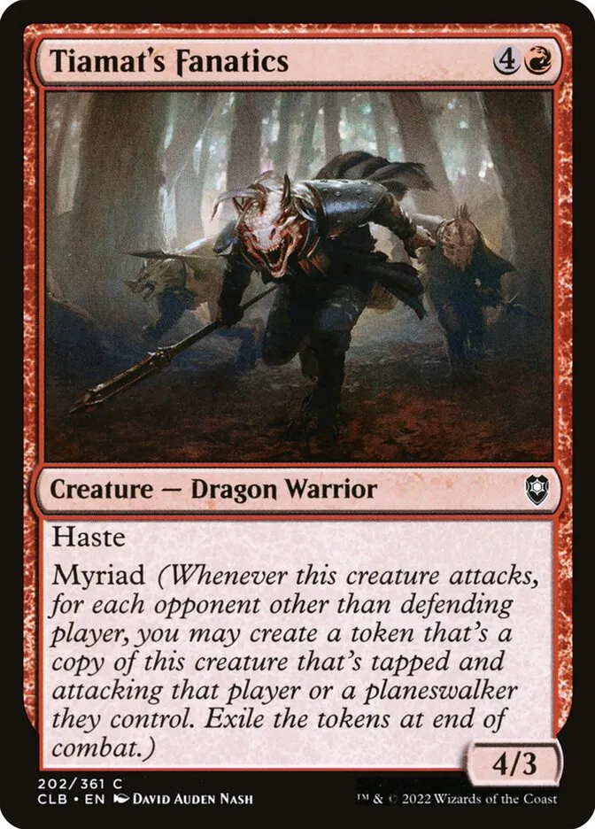 Tiamat's Fanatics Front Face
