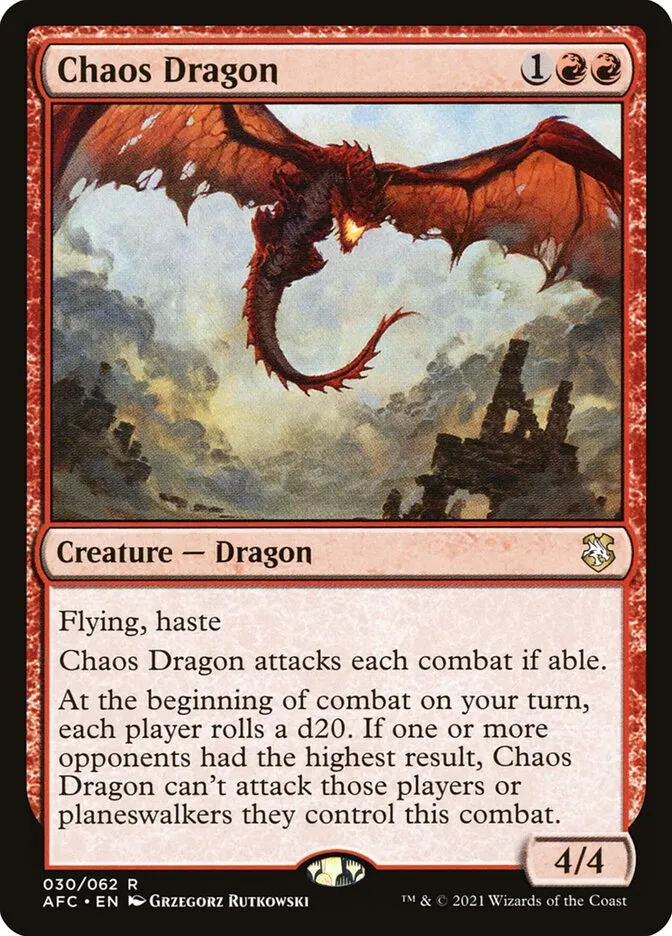 Chaos Dragon Front Face