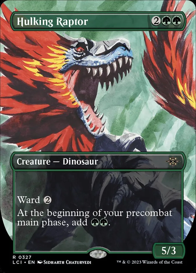 Hulking Raptor Front Face