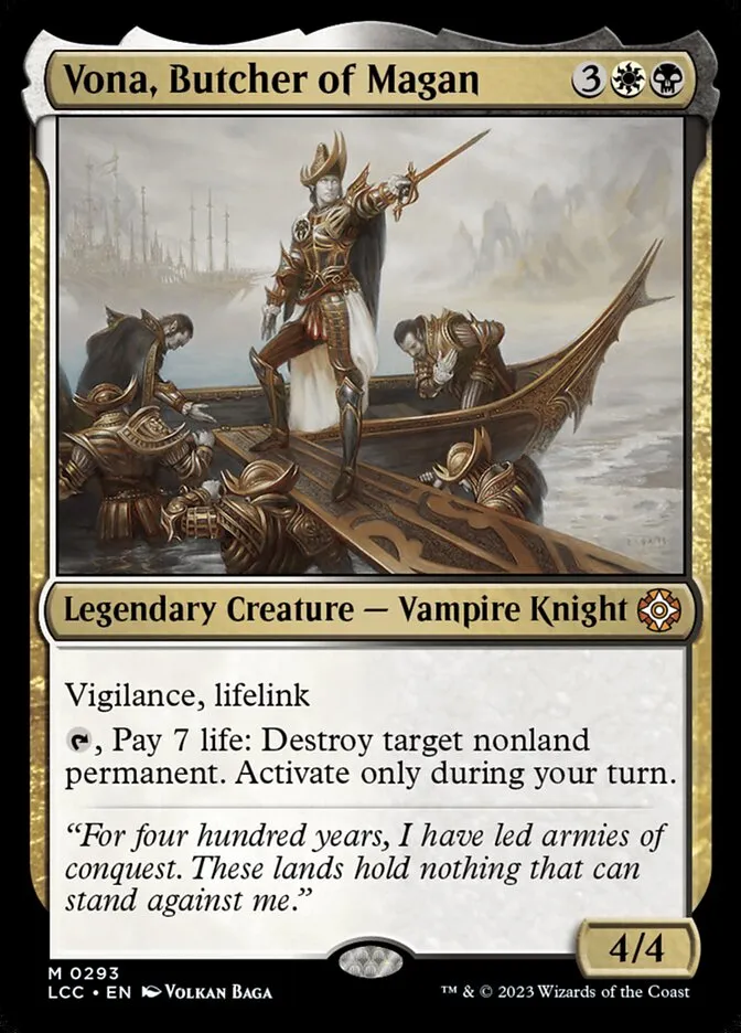Vona, Butcher of Magan Front Face