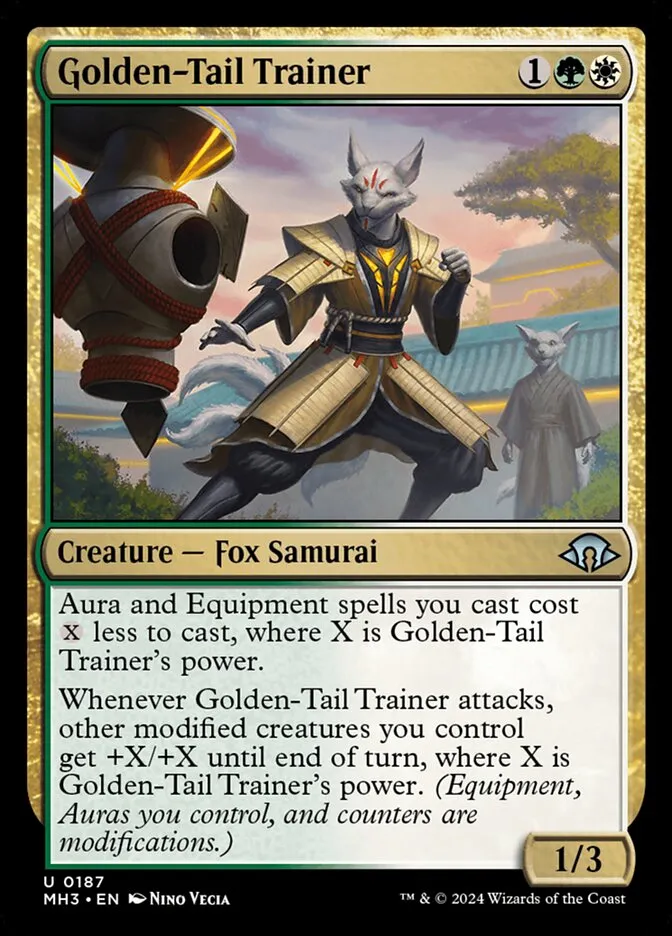 Golden-Tail Trainer Front Face