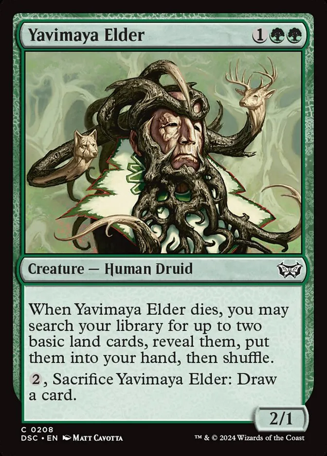 Yavimaya Elder Front Face