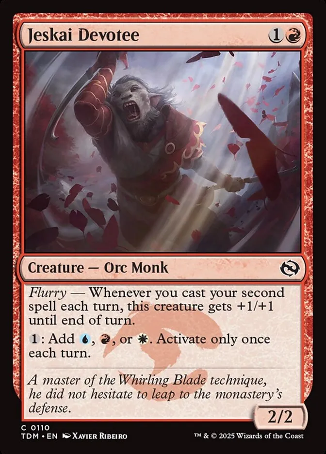 Jeskai Devotee Front Face