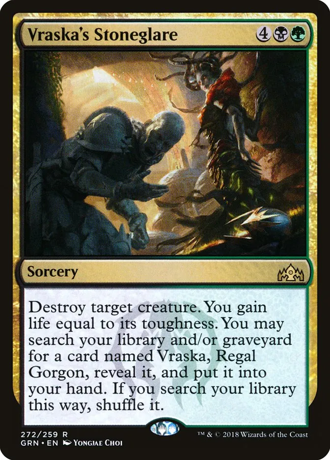 Vraska's Stoneglare Front Face