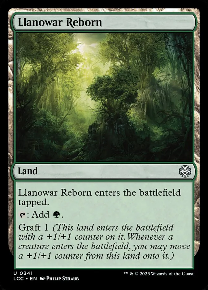 Llanowar Reborn Front Face