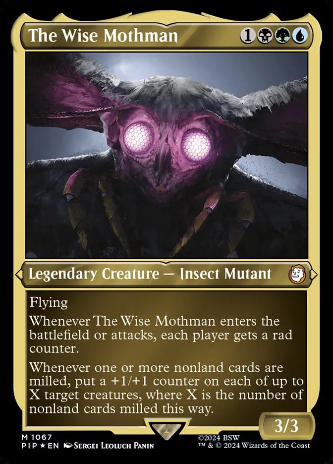 The Wise Mothman Front Face