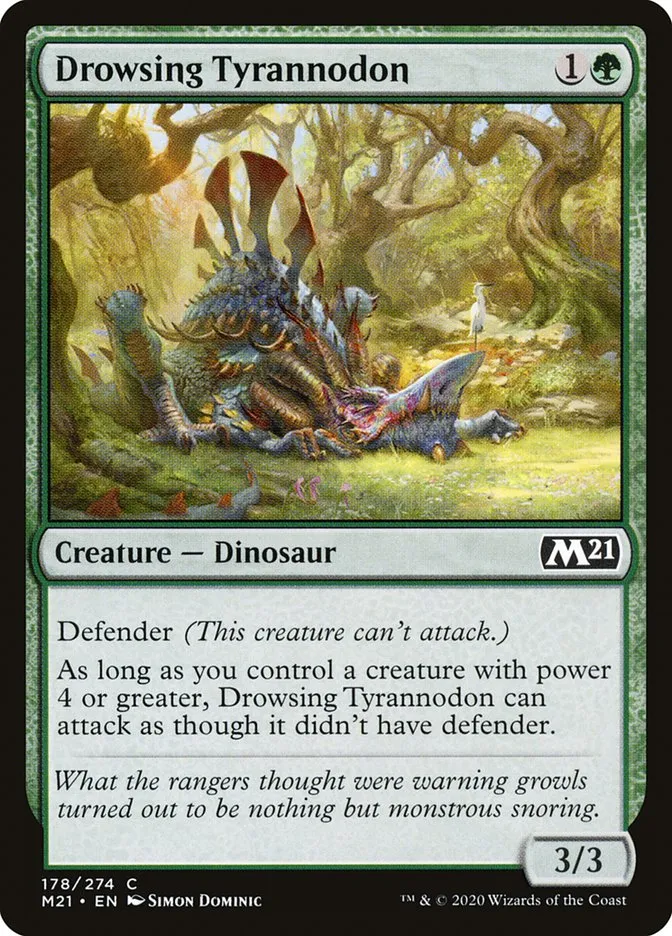 Drowsing Tyrannodon Front Face