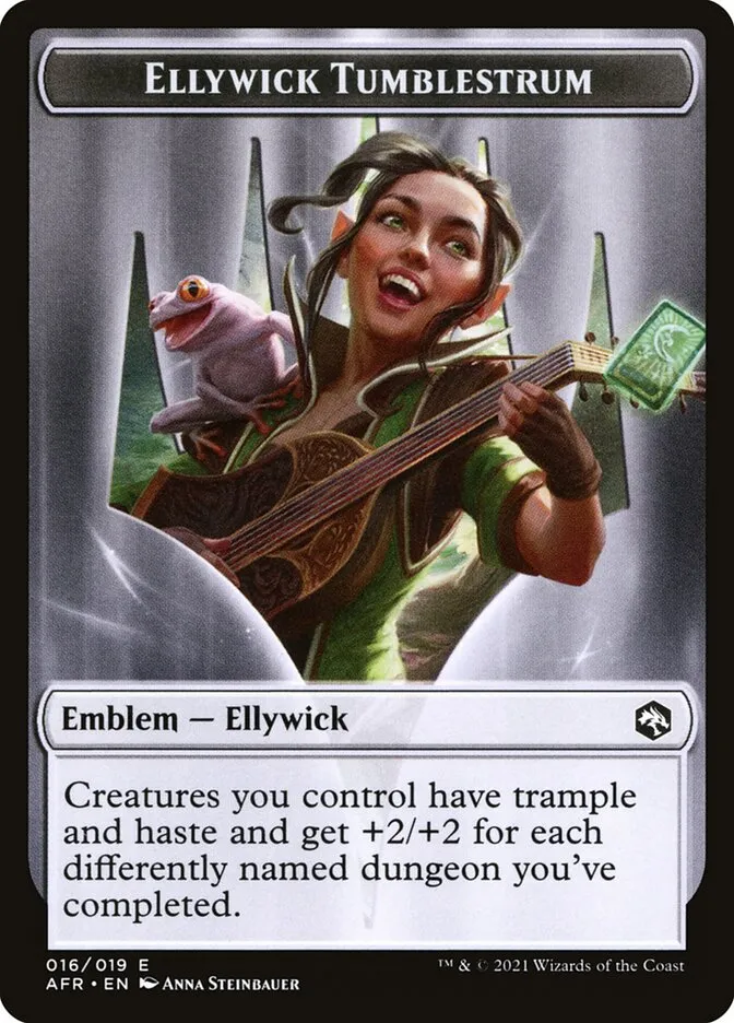 Ellywick Tumblestrum Emblem Front Face