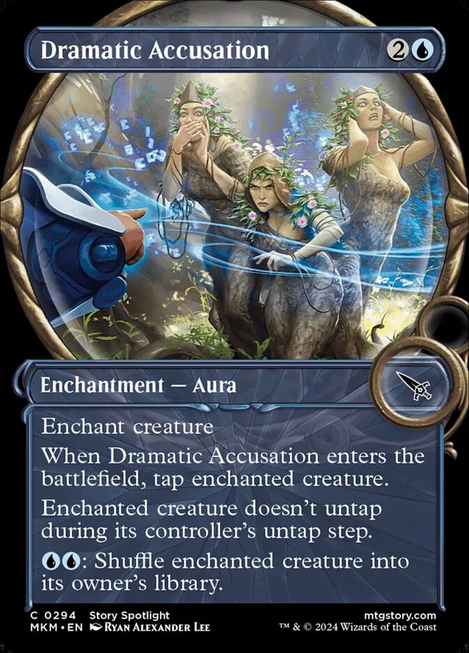 Dramatic Accusation Front Face