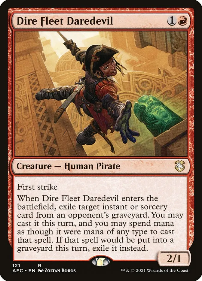 Dire Fleet Daredevil Front Face