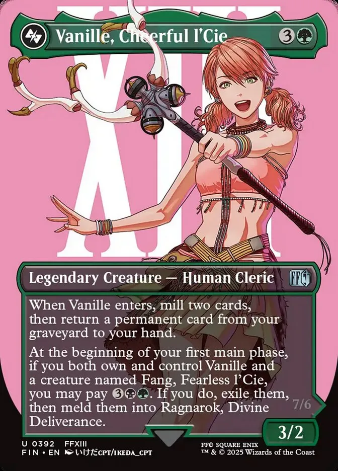 Vanille, Cheerful l'Cie Front Face