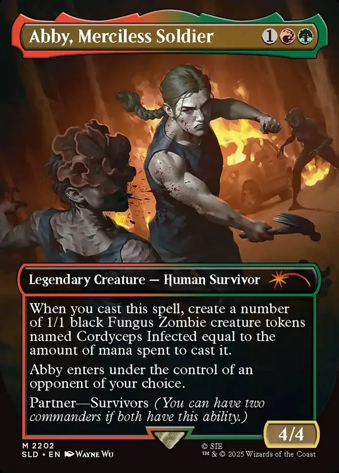 Abby, Merciless Soldier Front Face
