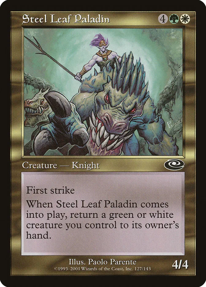 Steel Leaf Paladin Front Face