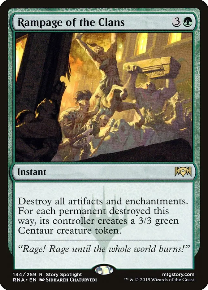 Rampage of the Clans Front Face