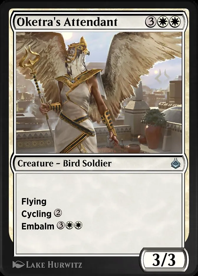 Oketra's Attendant Front Face