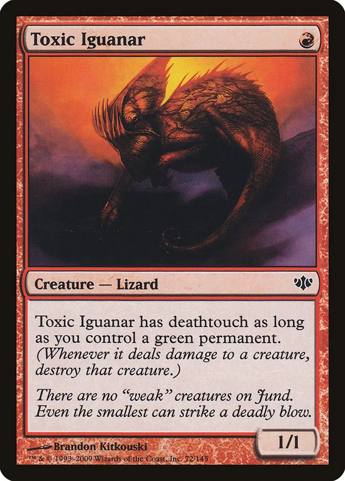 Toxic Iguanar Front Face