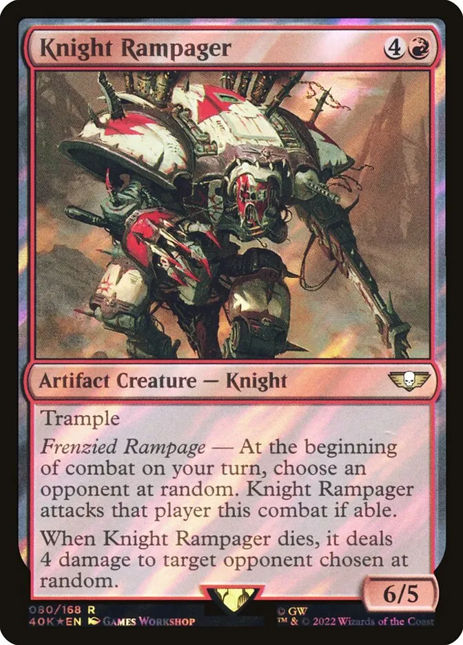 Knight Rampager Front Face