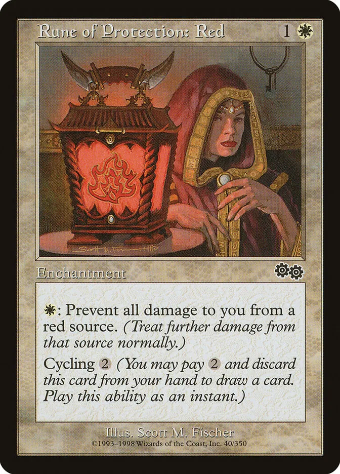 Rune of Protection: Red Front Face