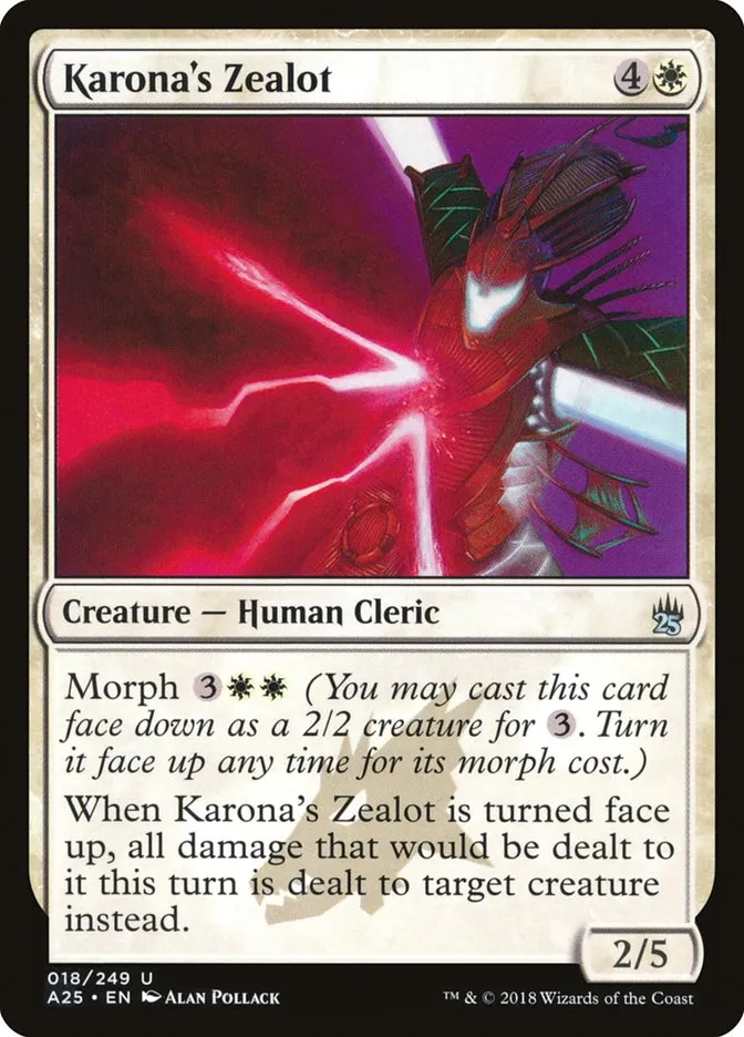 Karona's Zealot Front Face