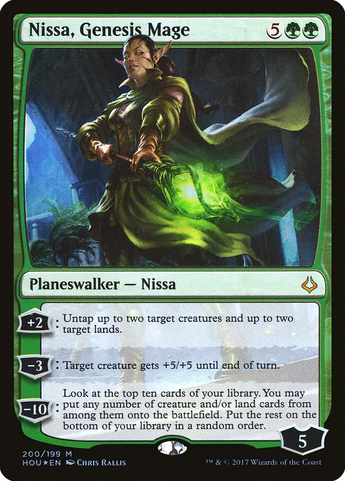 Nissa, Genesis Mage Front Face