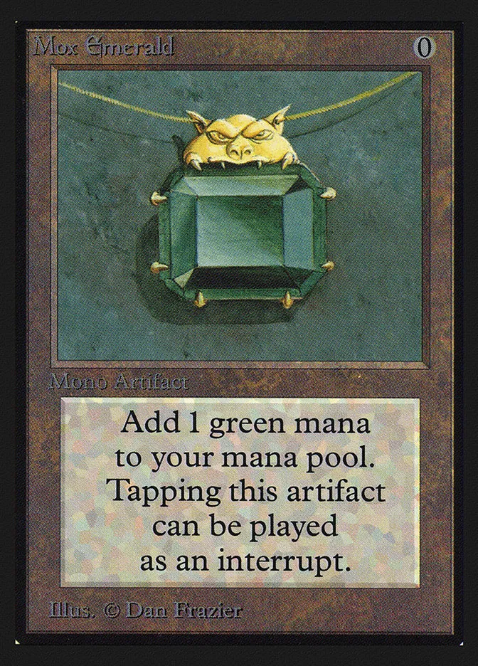 Mox Emerald Front Face