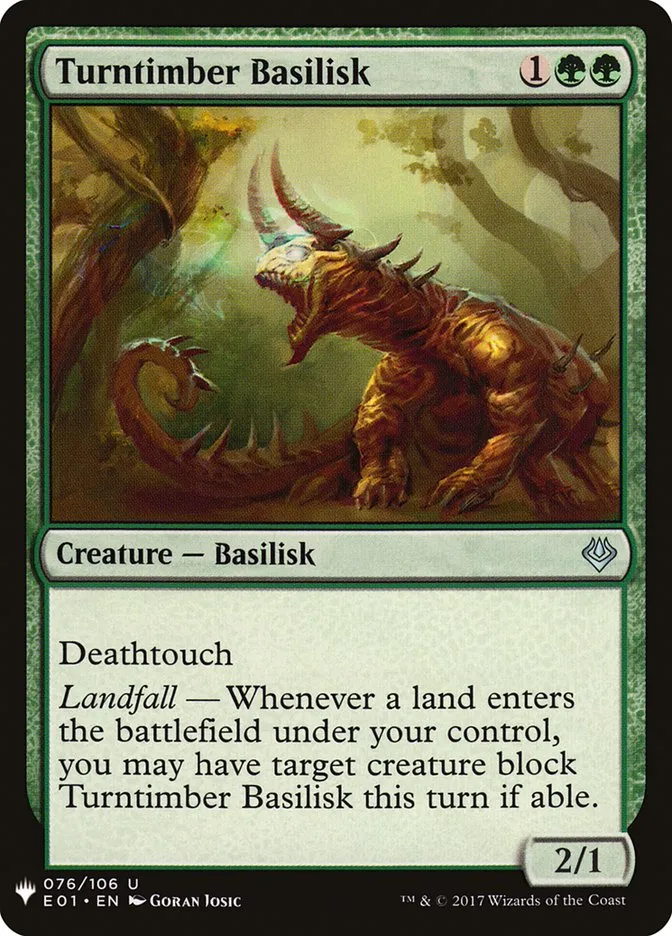 Turntimber Basilisk Front Face