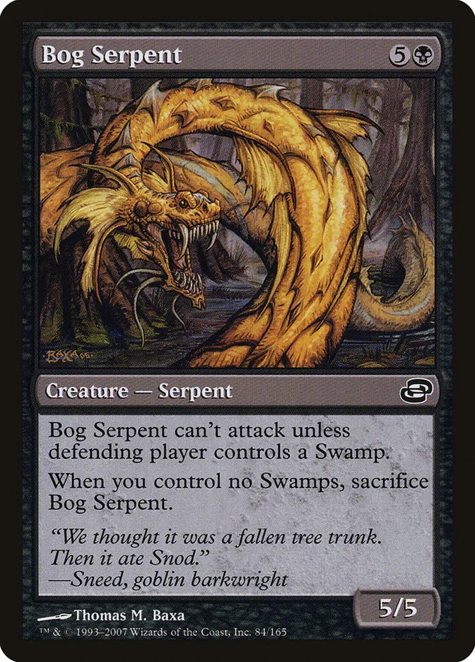 Bog Serpent Front Face