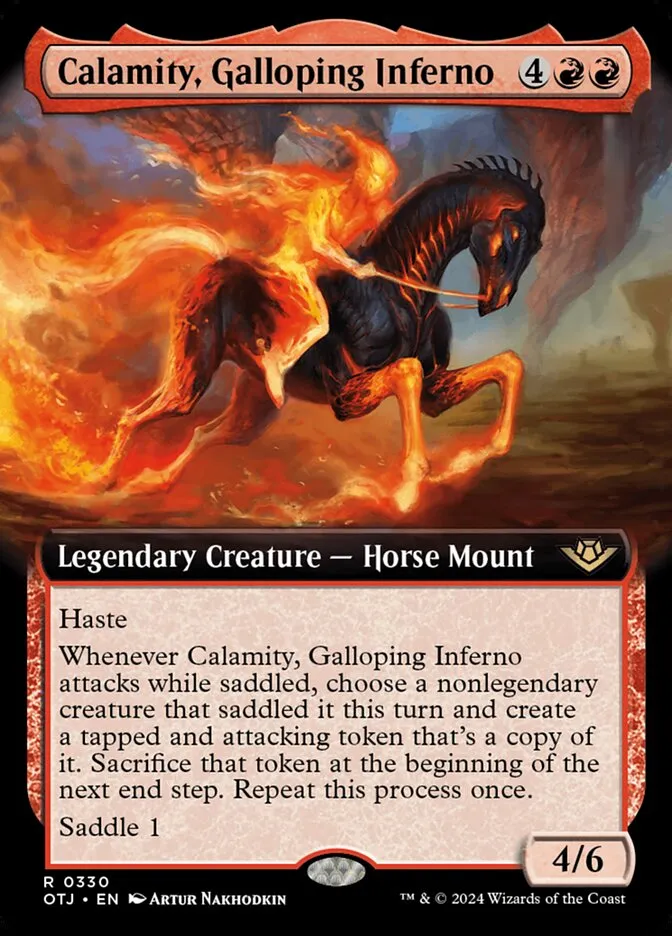 Calamity, Galloping Inferno Front Face