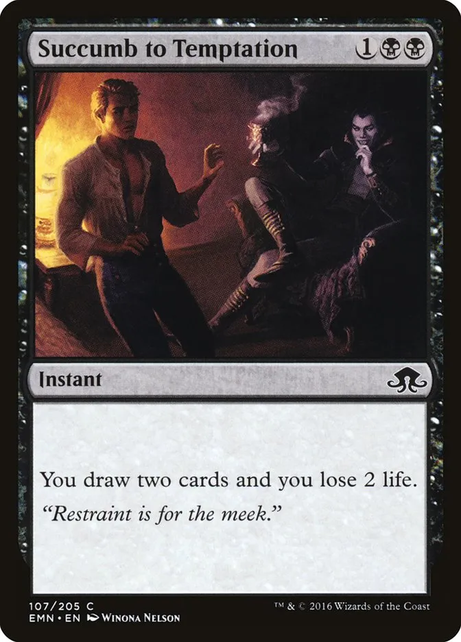 Succumb to Temptation Front Face