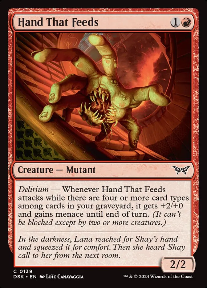 Hand That Feeds Front Face