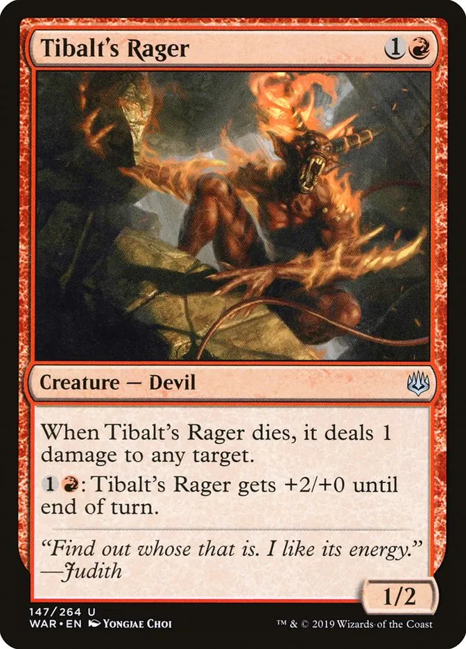 Tibalt's Rager Front Face