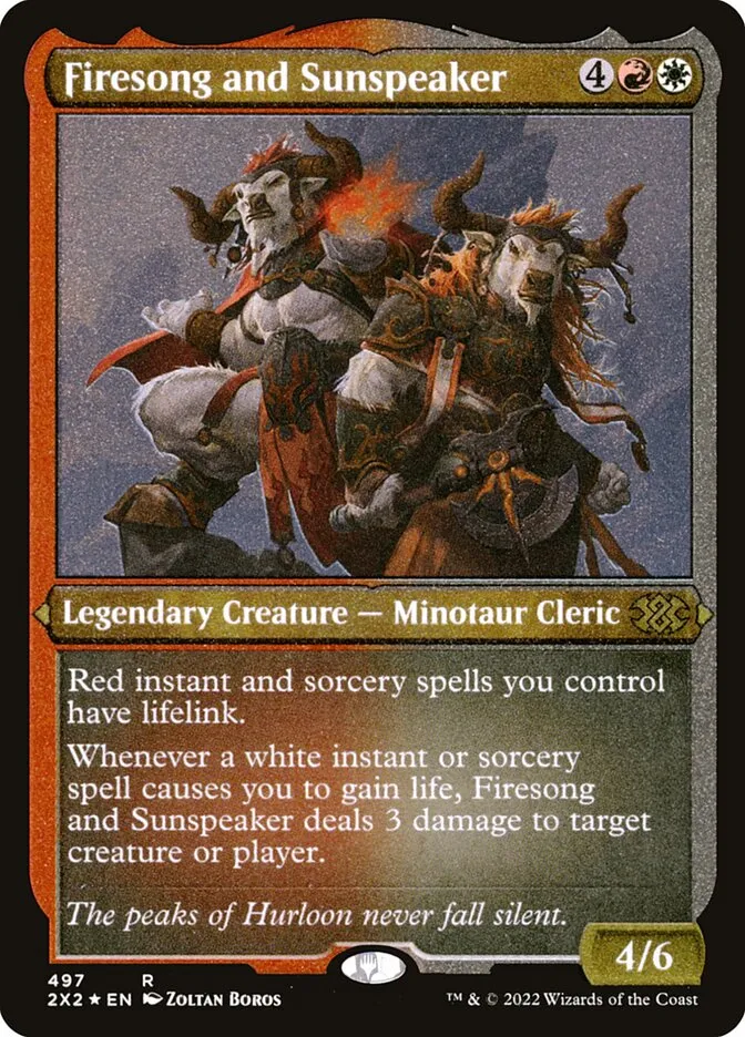 Firesong and Sunspeaker Front Face