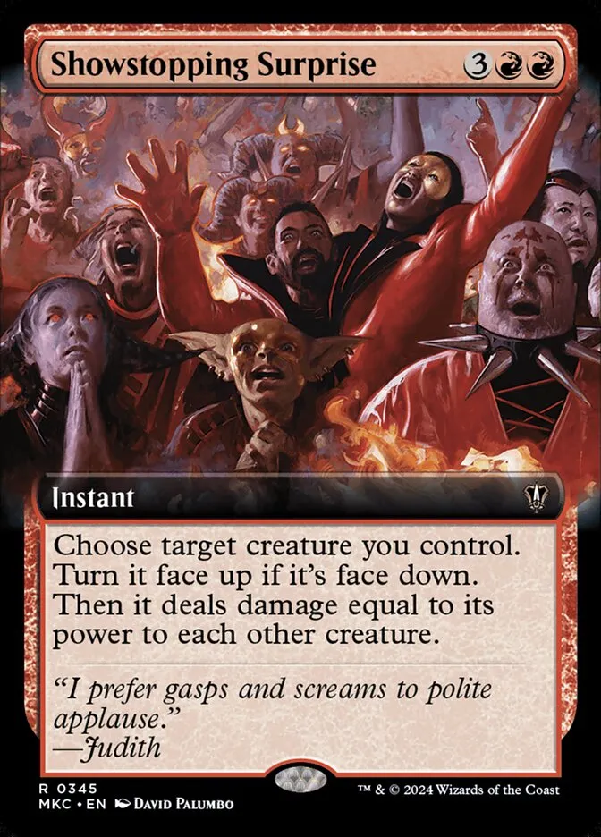 Showstopping Surprise Front Face