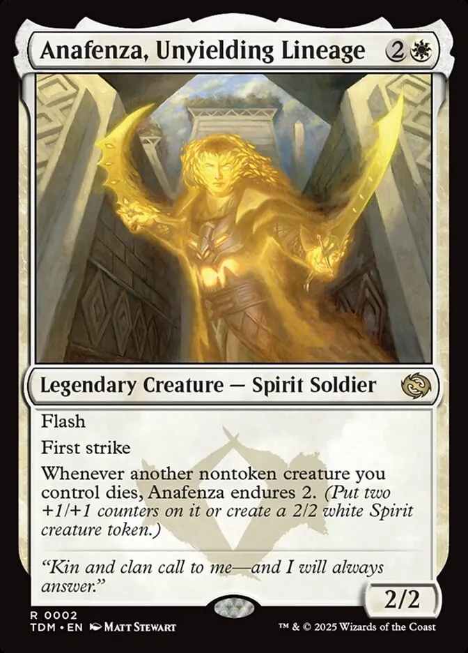 Anafenza, Unyielding Lineage