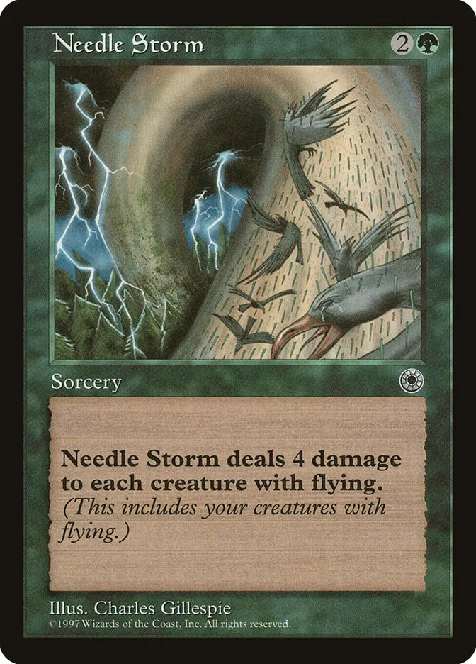 Needle Storm Front Face