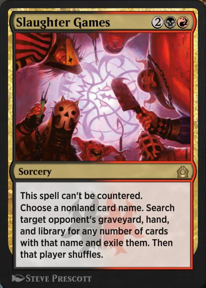 Slaughter Games Front Face