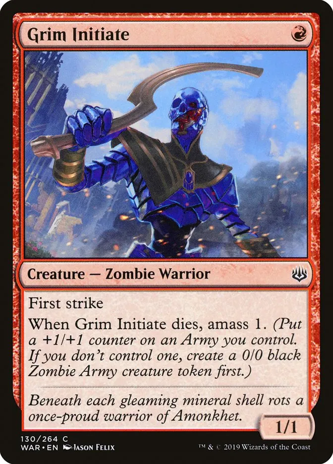 Grim Initiate Front Face