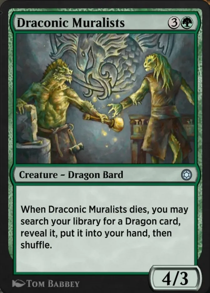 Draconic Muralists Front Face