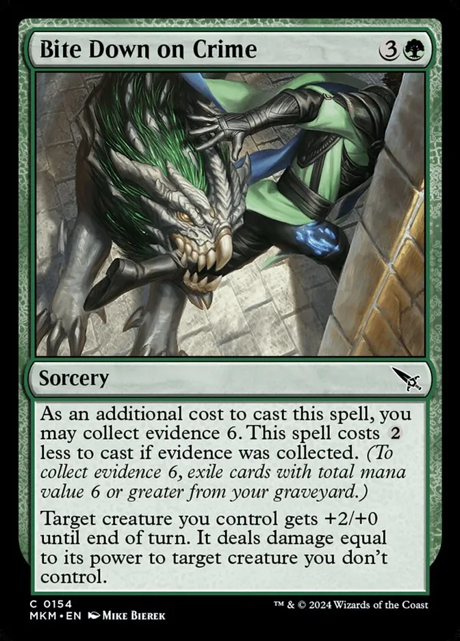Bite Down on Crime Front Face
