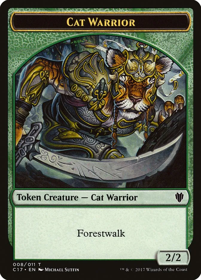 Cat Warrior Front Face