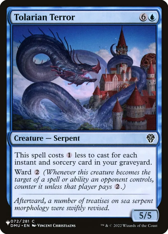 Tolarian Terror Front Face