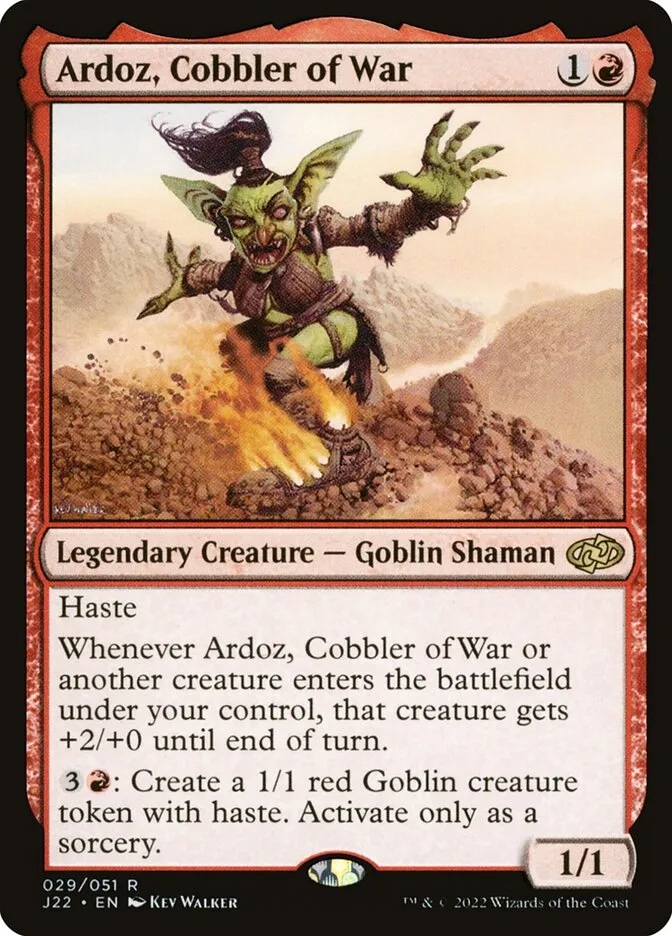 Ardoz, Cobbler of War Front Face