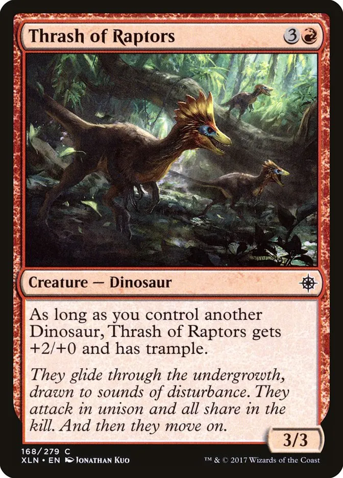 Thrash of Raptors Front Face