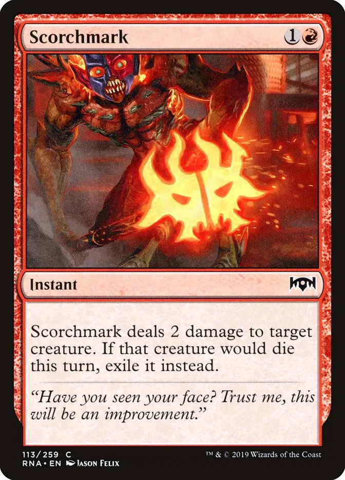 Scorchmark Front Face