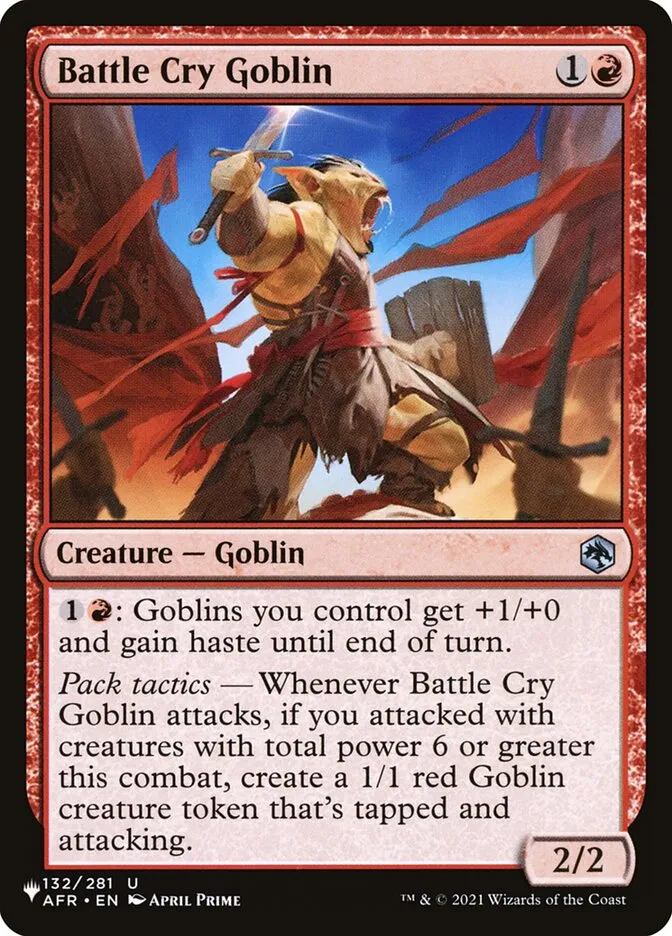 Battle Cry Goblin Front Face