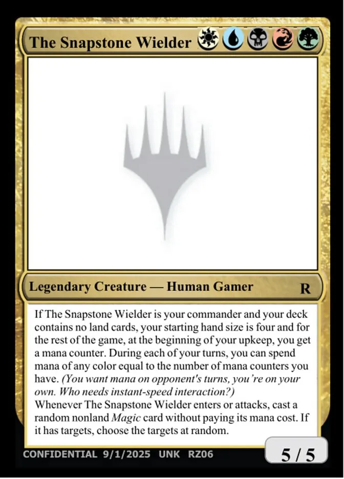 The Snapstone Wielder Front Face